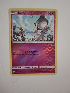 Ralts 91/147 SM - Burning Shadows Reverse Holo Common Pokemon Trading Card LP